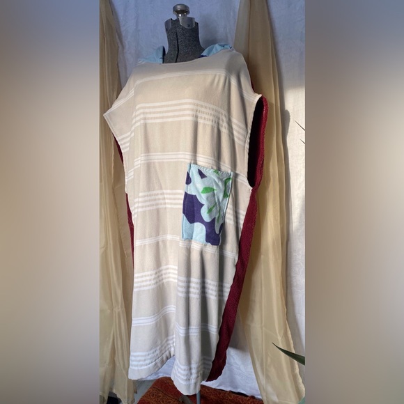 Handmade, Up-cycled Towel Poncho - Picture 1 of 4